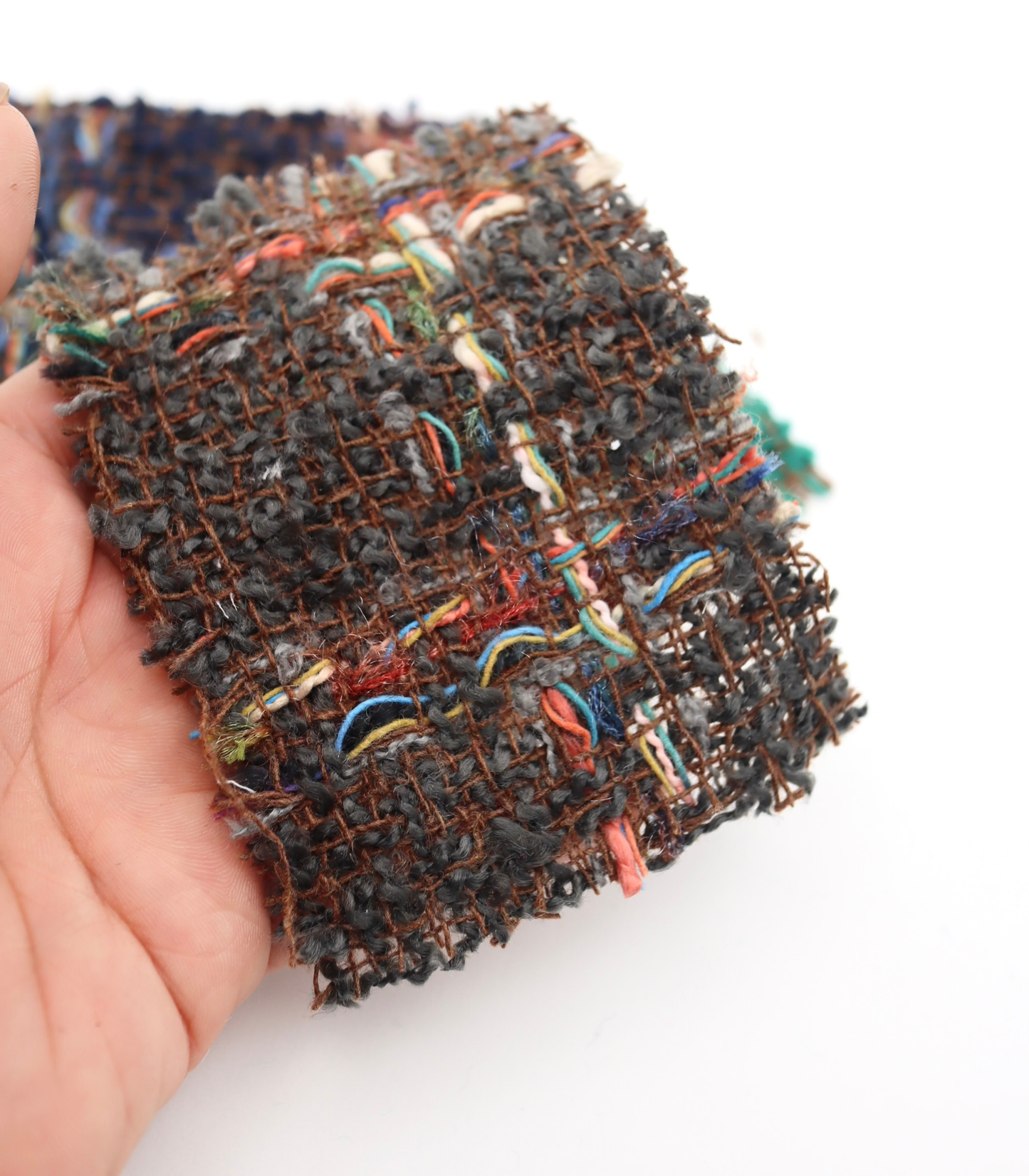 【25SS-349】カラフルヤーンミックスツイード　/0.5ｙあたり=～995円