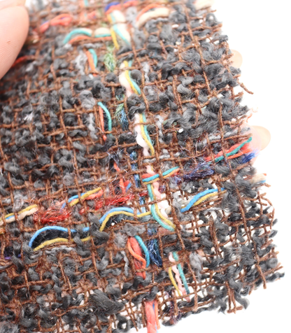 【25SS-349】カラフルヤーンミックスツイード　/0.5ｙあたり=～995円