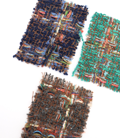 【25SS-349】カラフルヤーンミックスツイード　/0.5ｙあたり=～995円