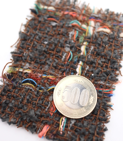 【25SS-349】カラフルヤーンミックスツイード　/0.5ｙあたり=～995円