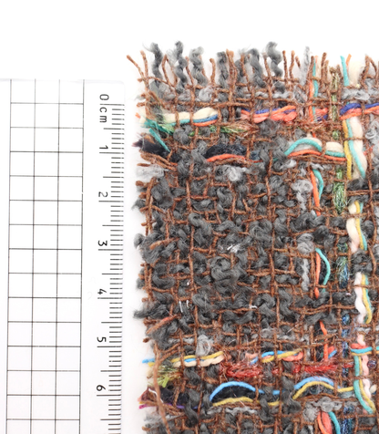 【25SS-349】カラフルヤーンミックスツイード　/0.5ｙあたり=～995円