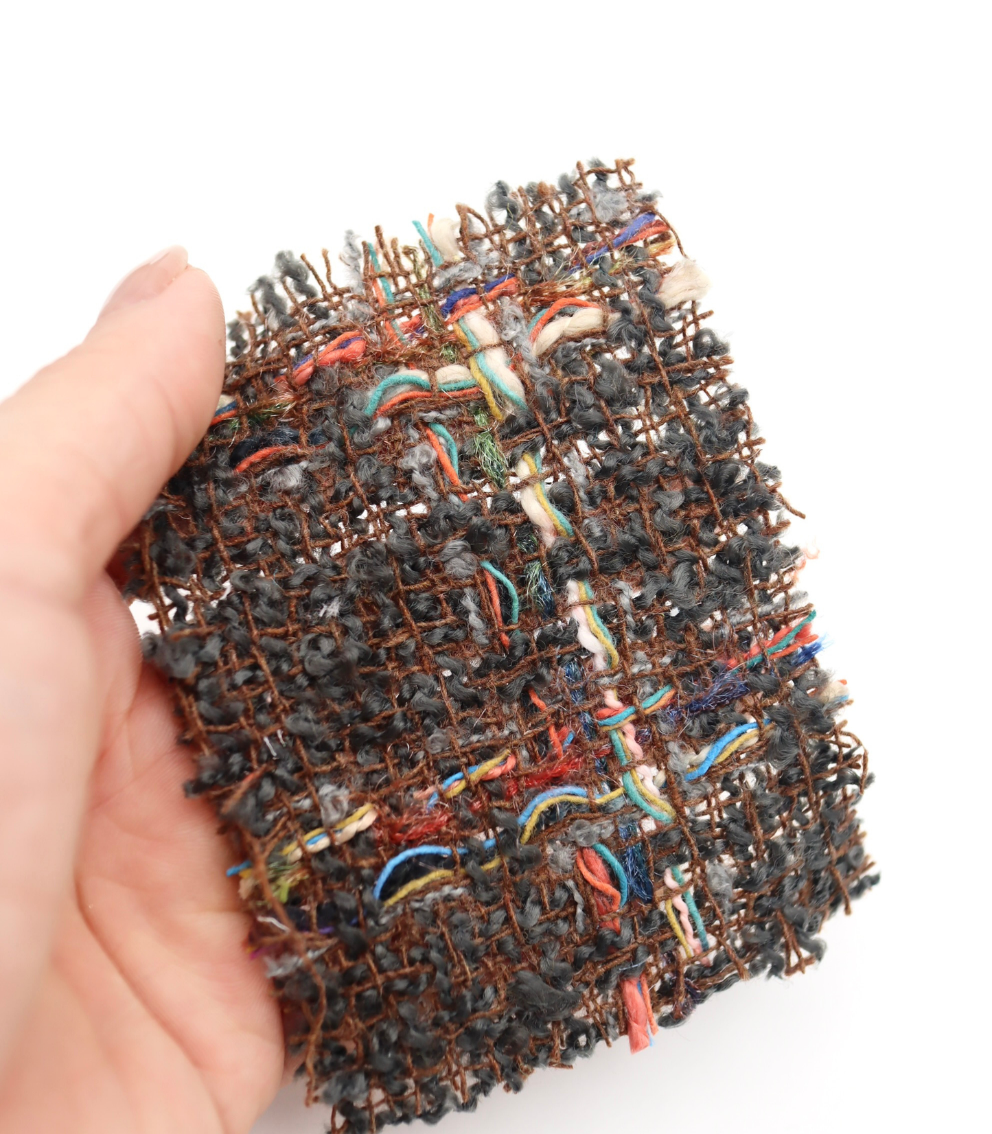 【25SS-349】カラフルヤーンミックスツイード　/0.5ｙあたり=～995円