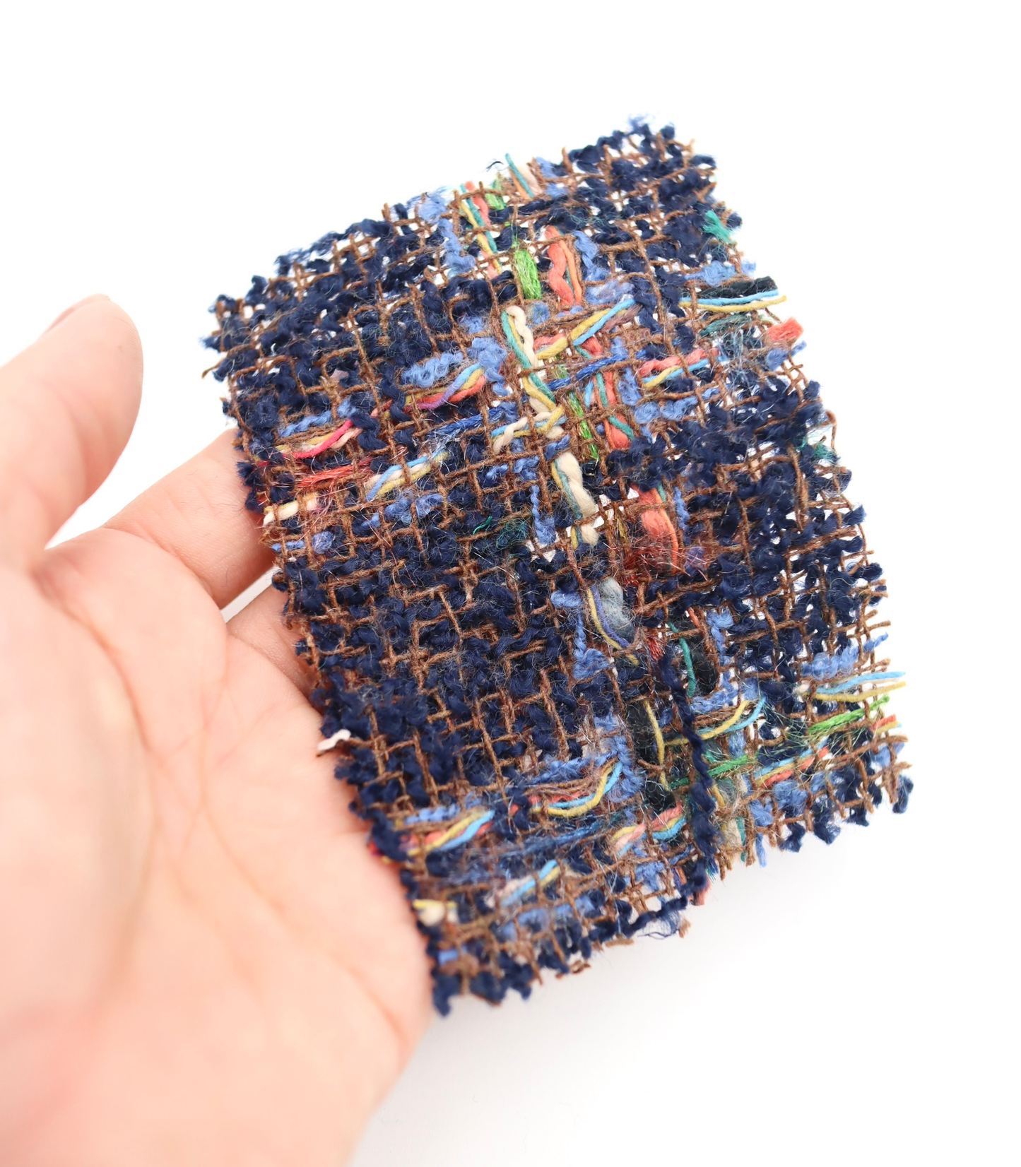 【25SS-349】カラフルヤーンミックスツイード　/0.5ｙあたり=～995円