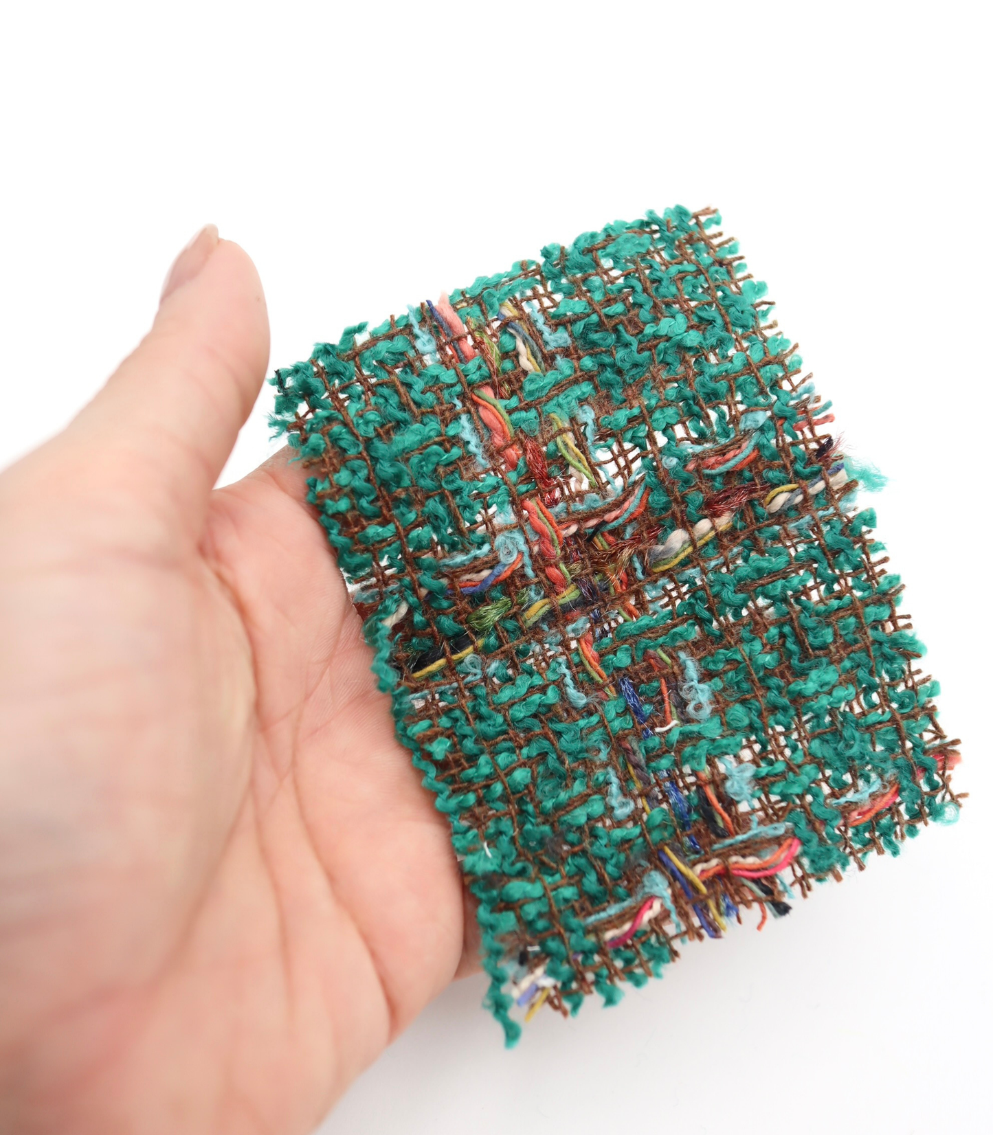 【25SS-349】カラフルヤーンミックスツイード　/0.5ｙあたり=～995円