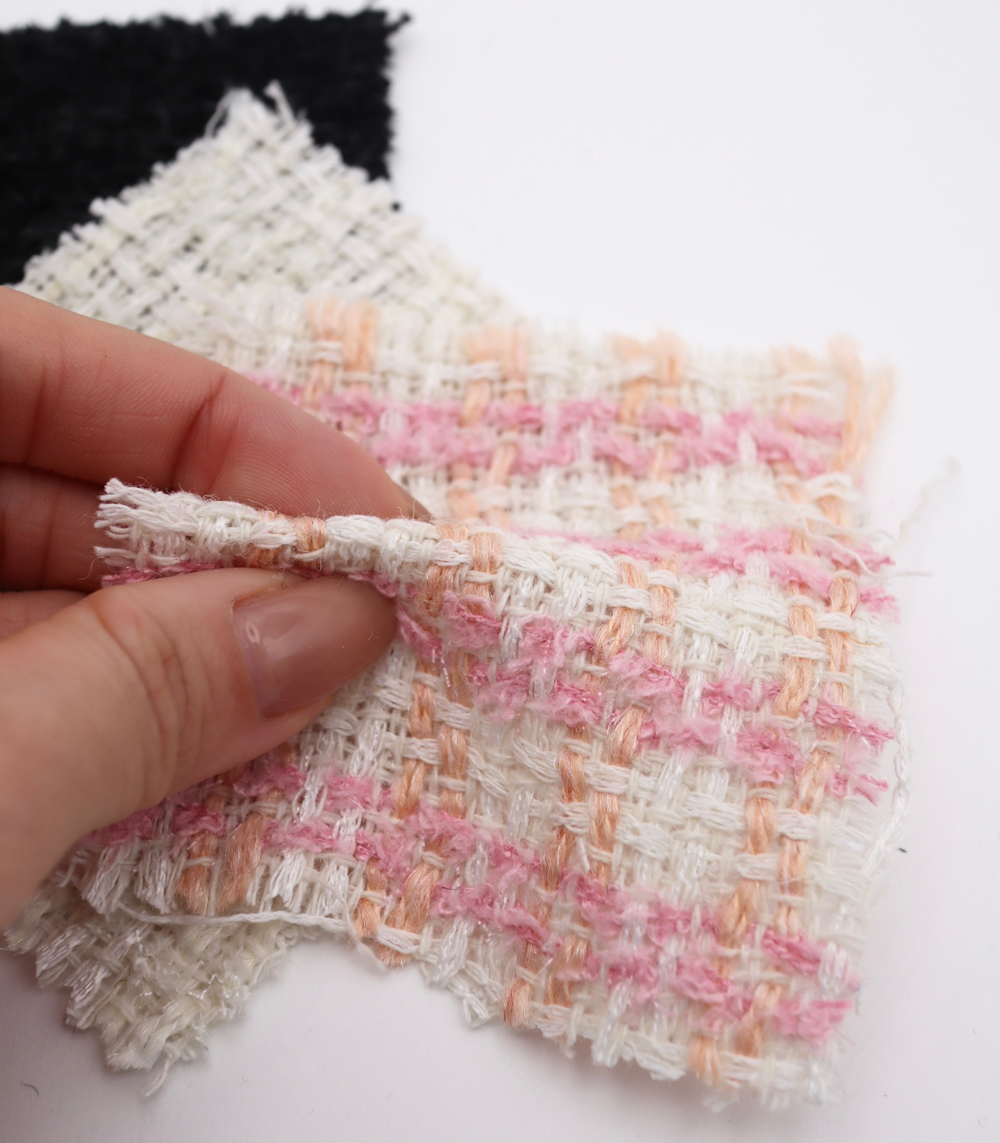 【25SS-347】キラキラヤーンミックスツイード　/0.5ｙあたり=～1160円