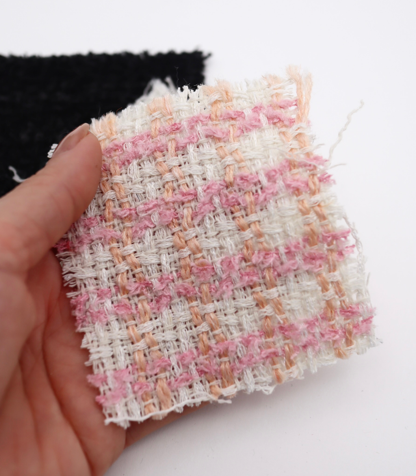 【25SS-347】キラキラヤーンミックスツイード　/0.5ｙあたり=～1160円