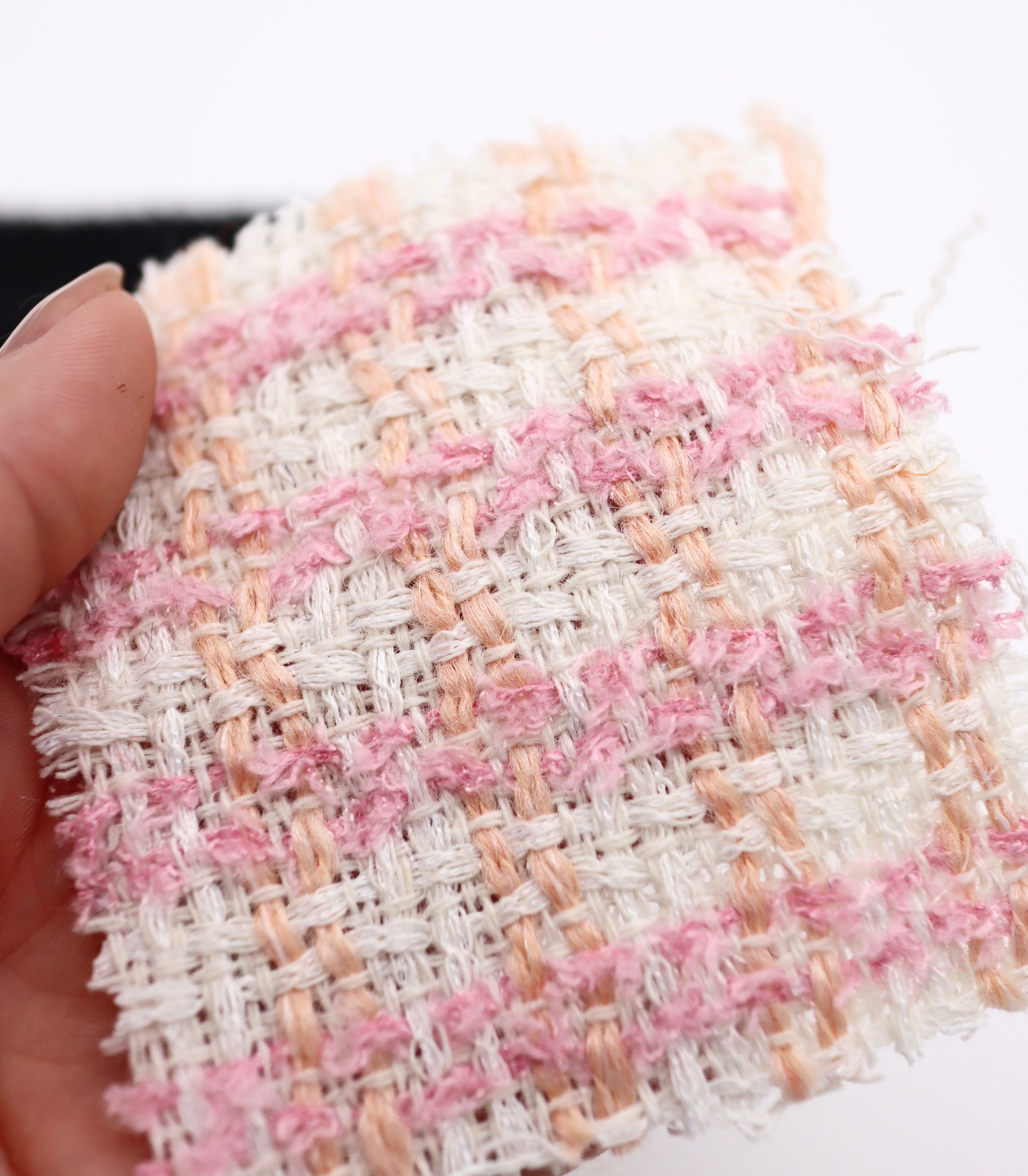 【25SS-347】キラキラヤーンミックスツイード　/0.5ｙあたり=～1160円