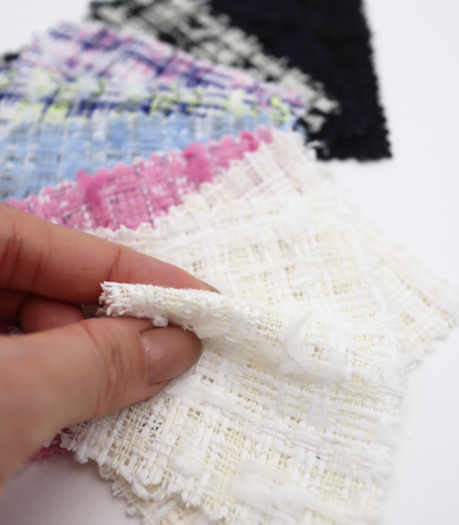 【25SS-334】リボンヤーンミックスツイード　/0.5ｙあたり=～1710円