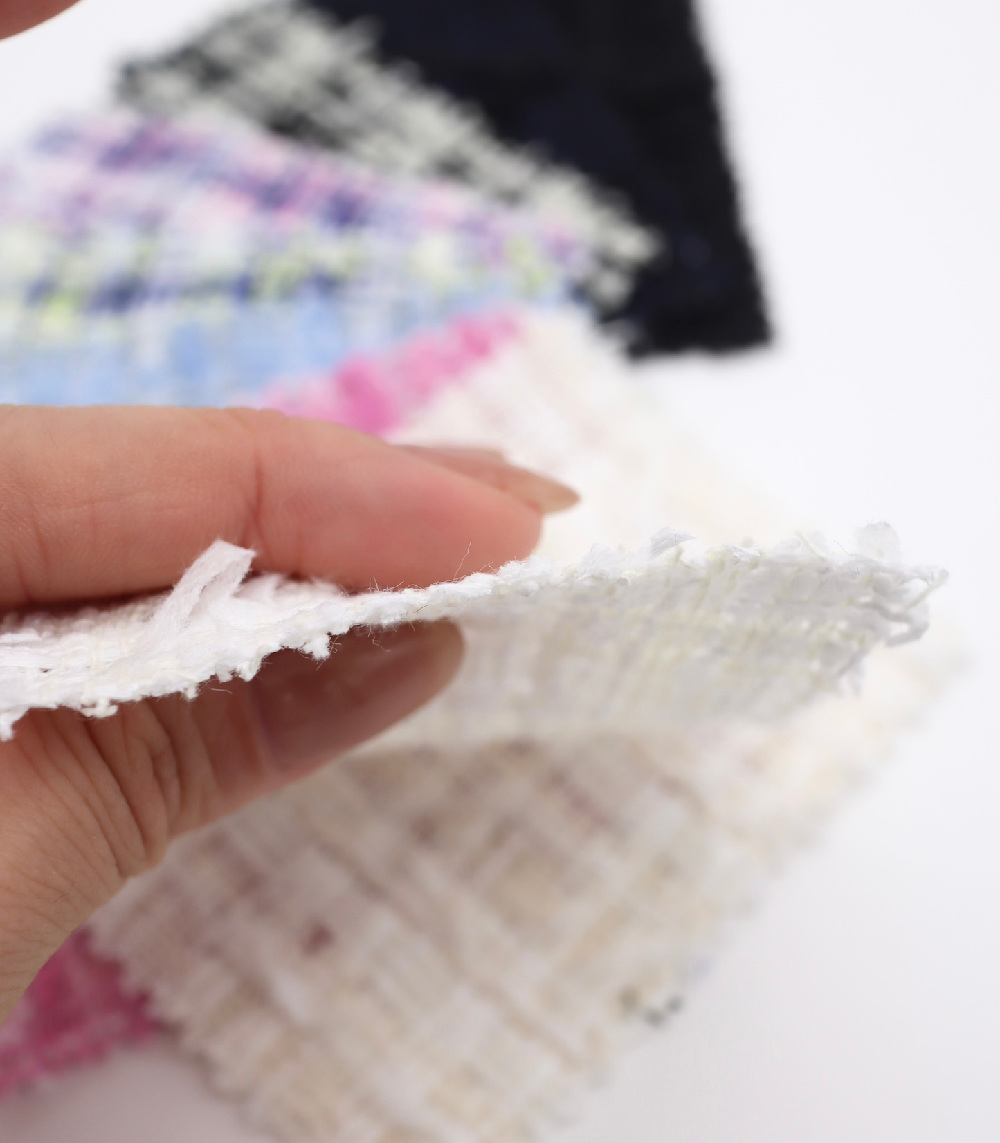 【25SS-334】リボンヤーンミックスツイード　/0.5ｙあたり=～1710円