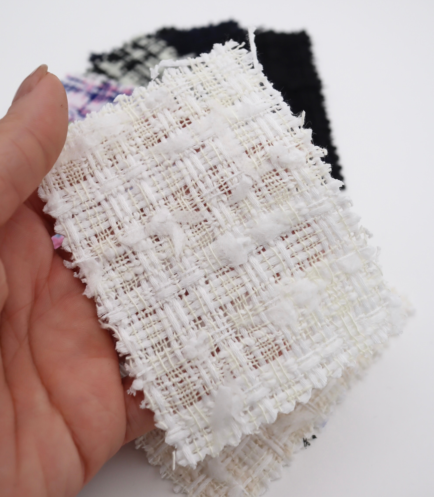 【25SS-334】リボンヤーンミックスツイード　/0.5ｙあたり=～1710円