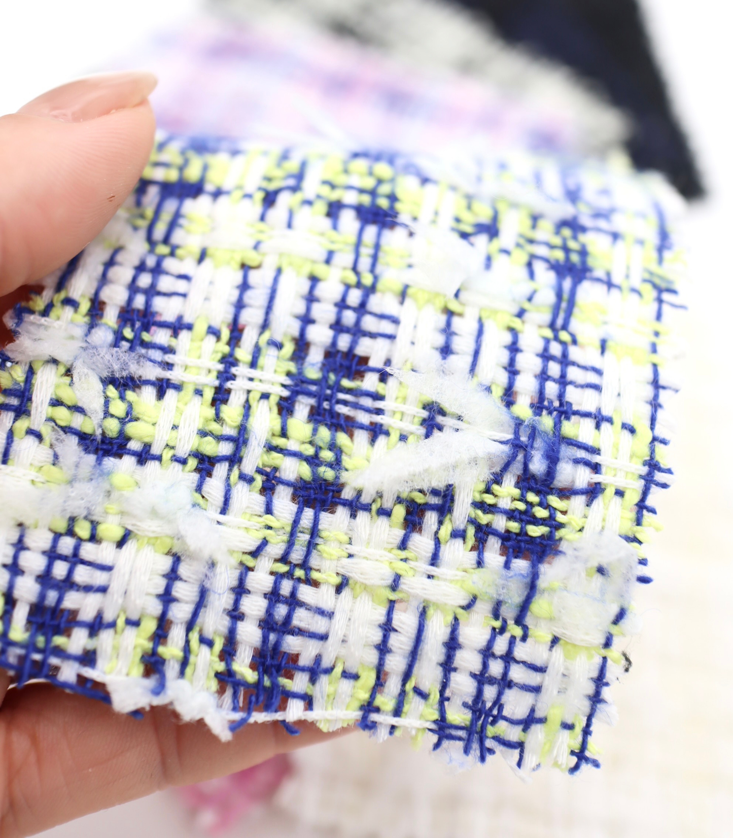 【25SS-334】リボンヤーンミックスツイード　/0.5ｙあたり=～1710円