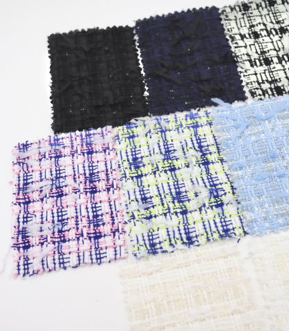 【25SS-334】リボンヤーンミックスツイード　/0.5ｙあたり=～1710円