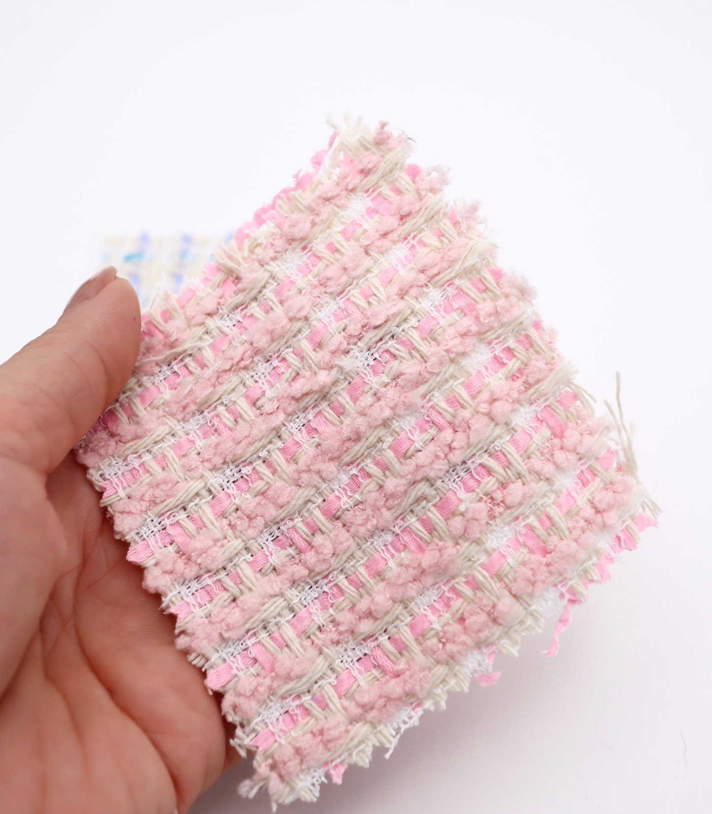 【25SS-348】もこもこヤーンミックスツイード　/0.5ｙあたり=～1540円