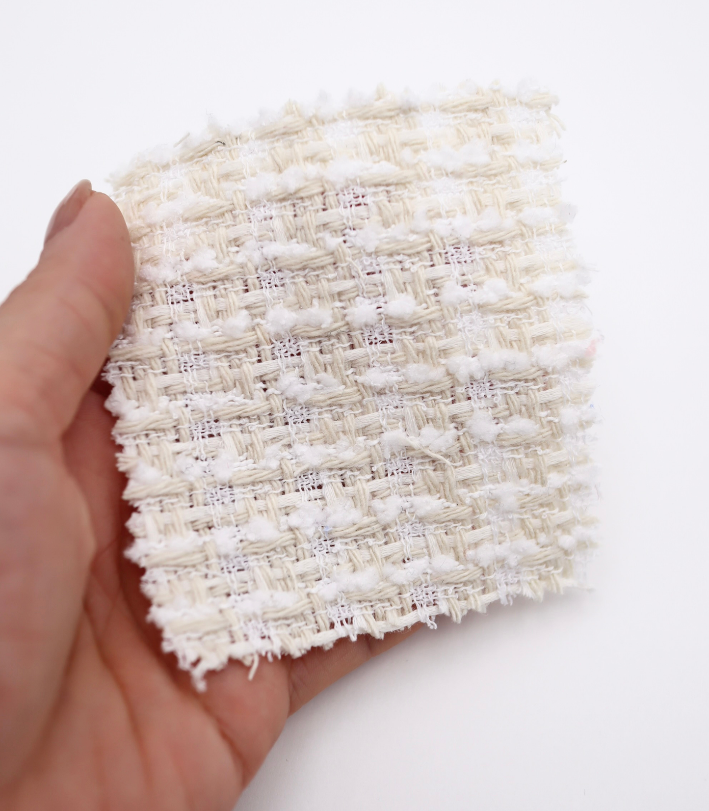 【25SS-348】もこもこヤーンミックスツイード　/0.5ｙあたり=～1540円