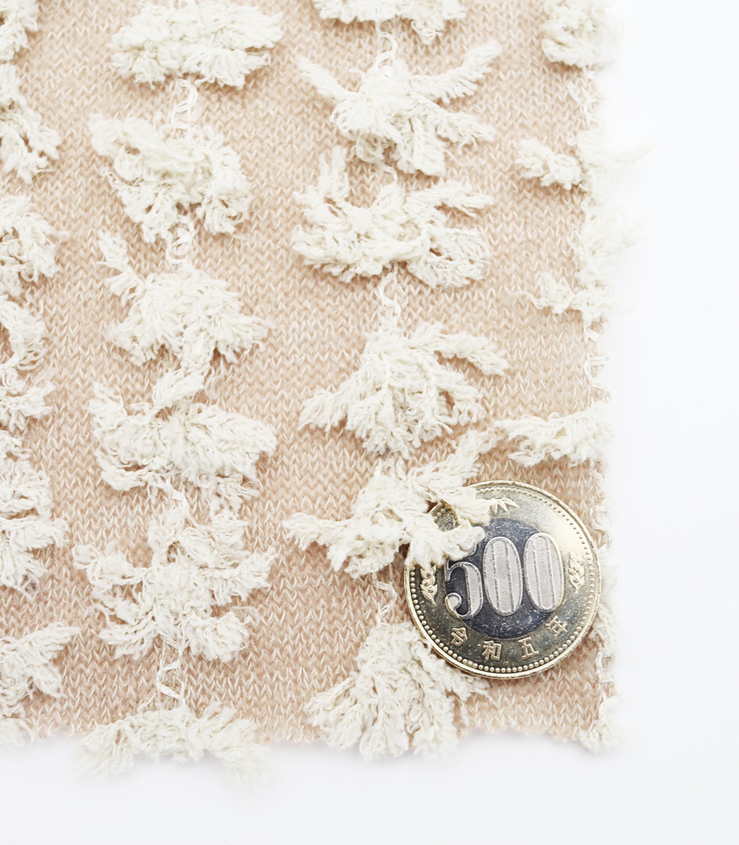 【25SS-303】フリンジストライプ天竺ニット　/0.5ｙあたり = ～1140円