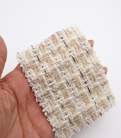 【25SS-346】ミックスヤーンツイード　/0.5ｙあたり=～975円