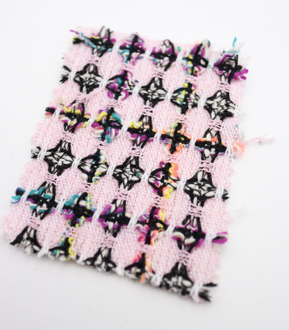 【25SS-355】ラメ入りカラフルヤーンミックスツイード　/0.5ｙあたり=～1220円