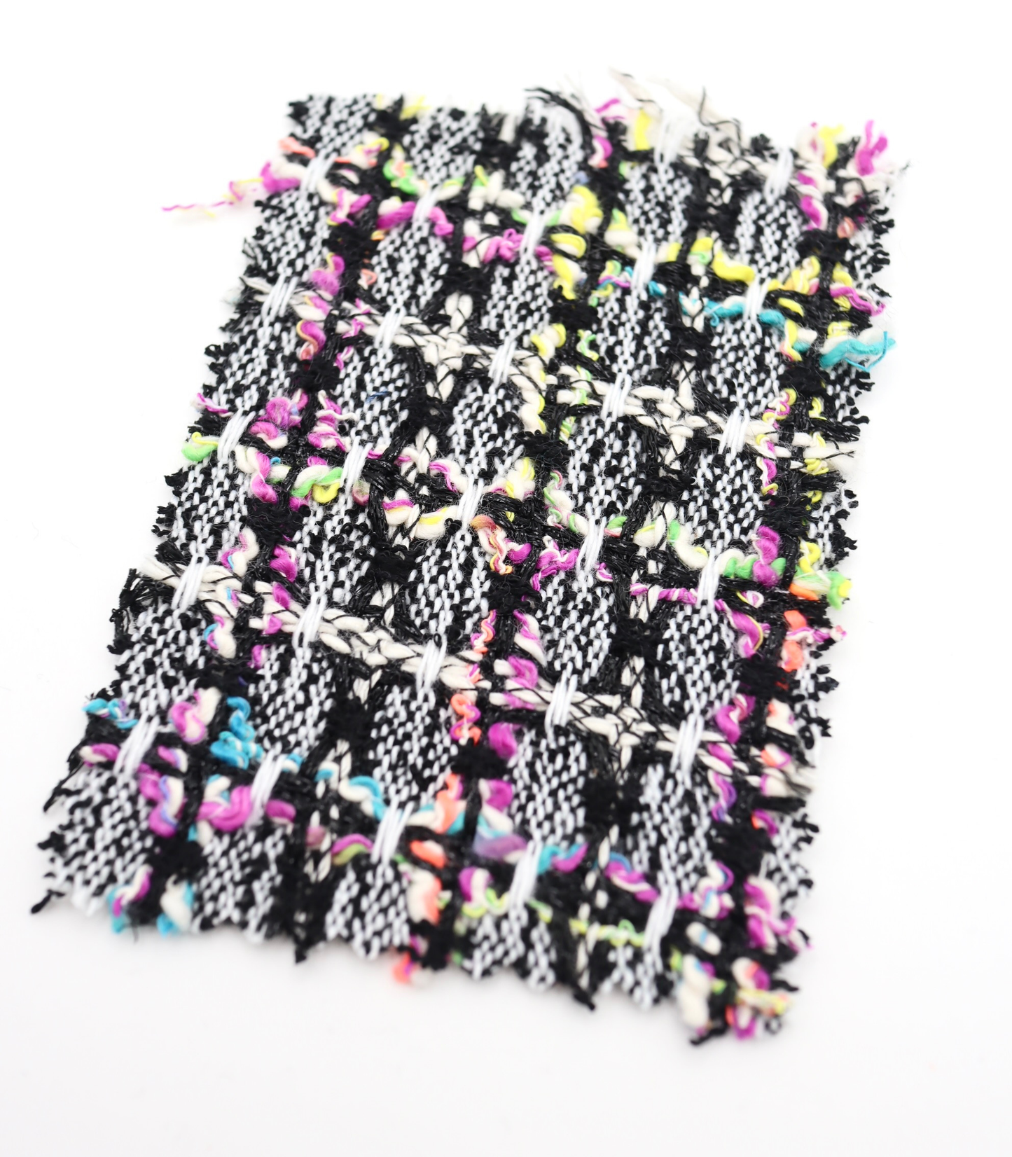 【25SS-355】ラメ入りカラフルヤーンミックスツイード　/0.5ｙあたり=～1220円