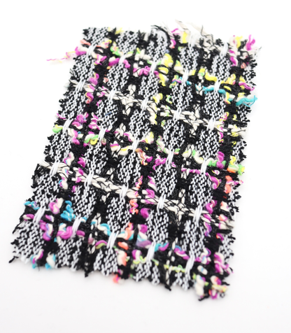 【25SS-355】ラメ入りカラフルヤーンミックスツイード　/0.5ｙあたり=～1220円