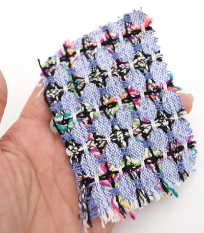 【25SS-355】ラメ入りカラフルヤーンミックスツイード　/0.5ｙあたり=～1220円