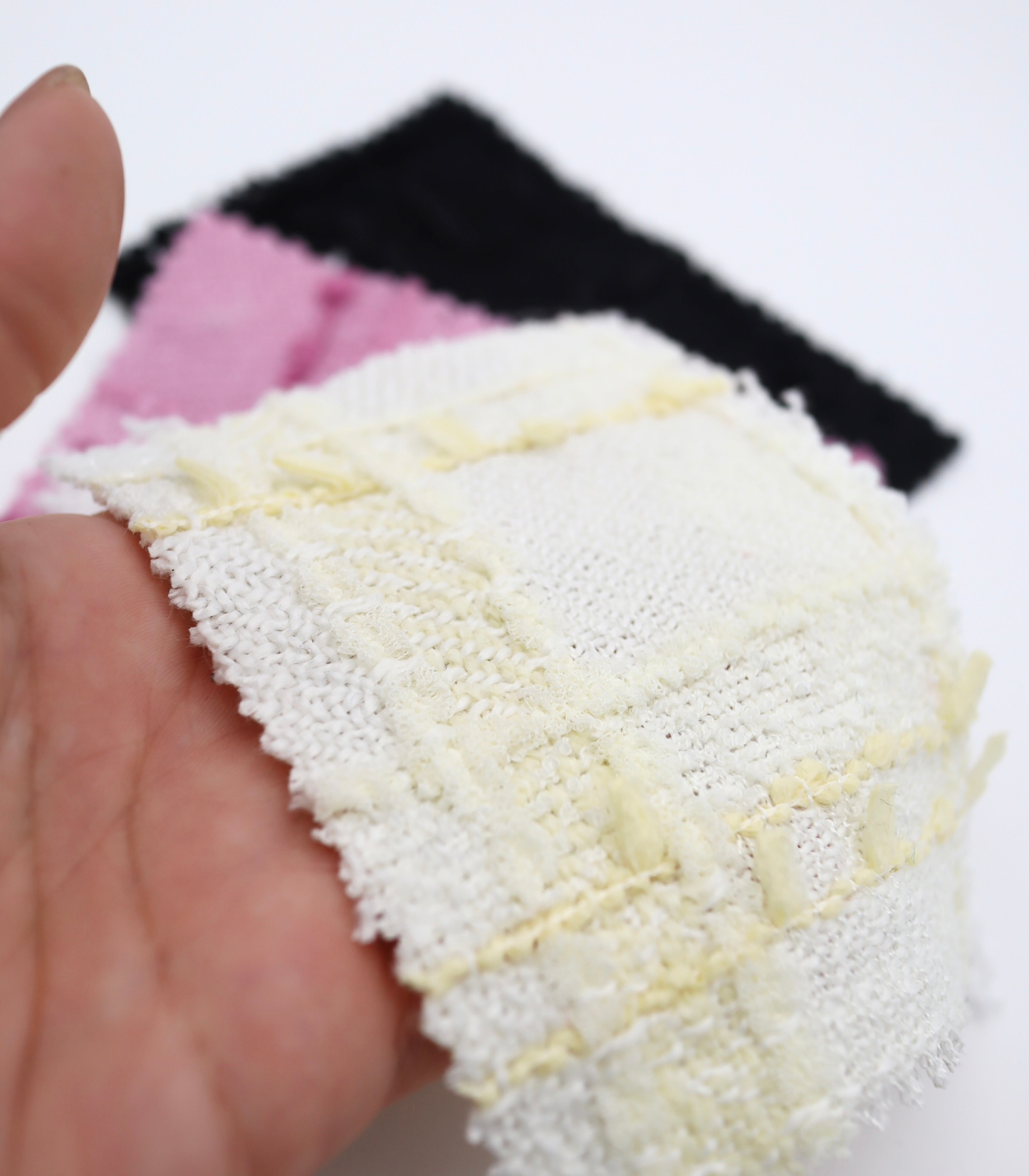 【25SS-340】リボンヤーンミックスツイード　/0.5ｙあたり=～1495円