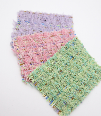 【25SS-344】ラメ糸入りミックスヤーンツイード　/0.5ｙあたり=～1395円