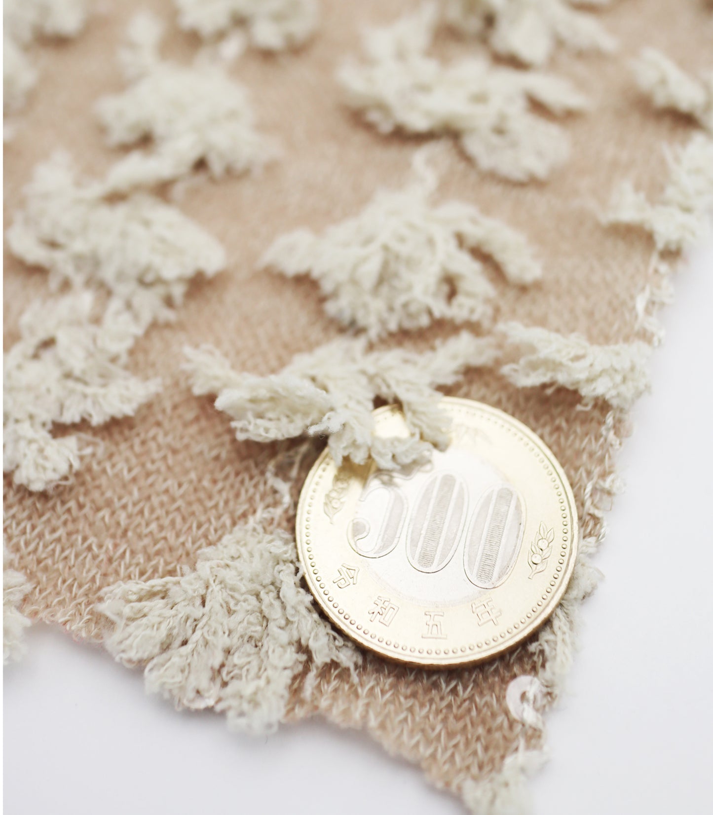 【25SS-303】フリンジストライプ天竺ニット　/0.5ｙあたり = ～1140円