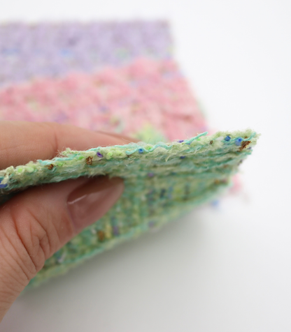 【25SS-344】ラメ糸入りミックスヤーンツイード　/0.5ｙあたり=～1395円