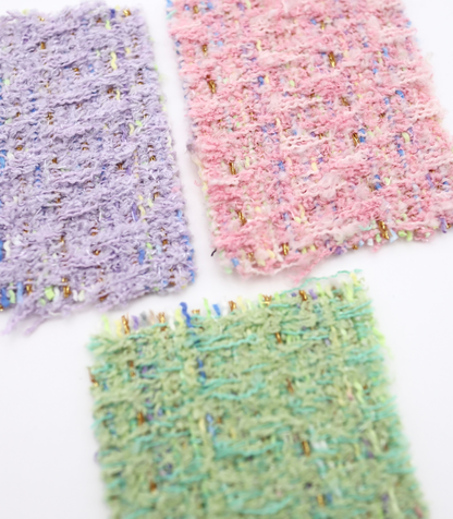 【25SS-344】ラメ糸入りミックスヤーンツイード　/0.5ｙあたり=～1395円