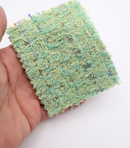 【25SS-344】ラメ糸入りミックスヤーンツイード　/0.5ｙあたり=～1395円