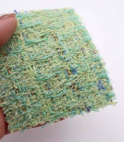 【25SS-344】ラメ糸入りミックスヤーンツイード　/0.5ｙあたり=～1395円