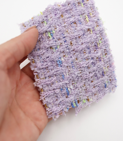 【25SS-344】ラメ糸入りミックスヤーンツイード　/0.5ｙあたり=～1395円