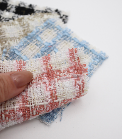 【25SS-345】フリンジヤーンミックスツイード　/0.5ｙあたり=～950円