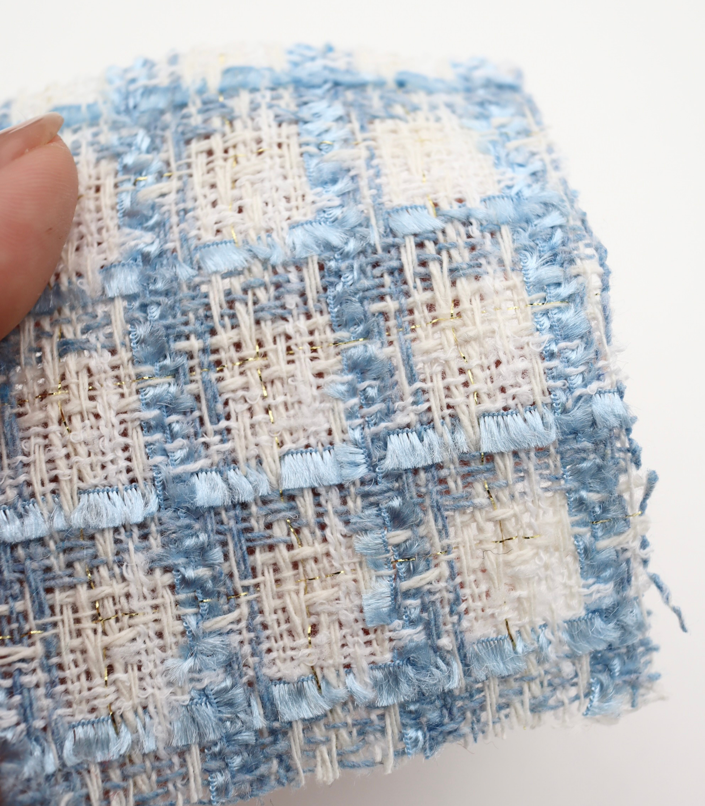 【25SS-345】フリンジヤーンミックスツイード　/0.5ｙあたり=～950円