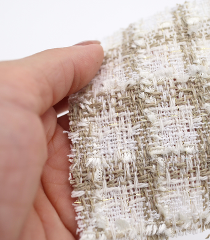 【25SS-345】フリンジヤーンミックスツイード　/0.5ｙあたり=～950円