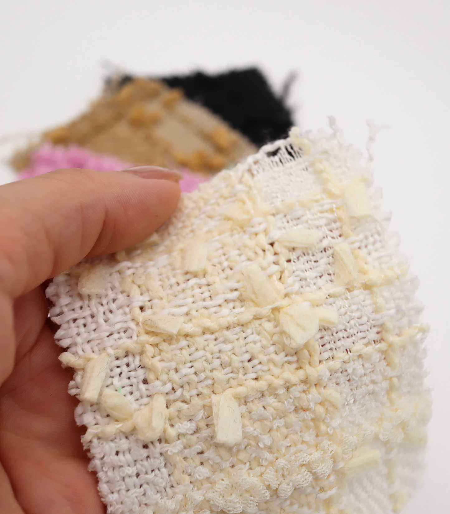 【25SS-342】リボンヤーンミックスツイード　/0.5ｙあたり=～1560円