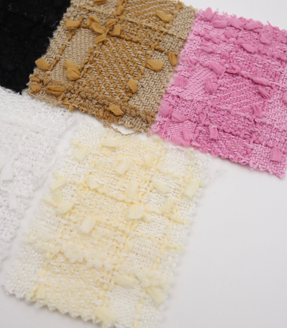 【25SS-342】リボンヤーンミックスツイード　/0.5ｙあたり=～1560円