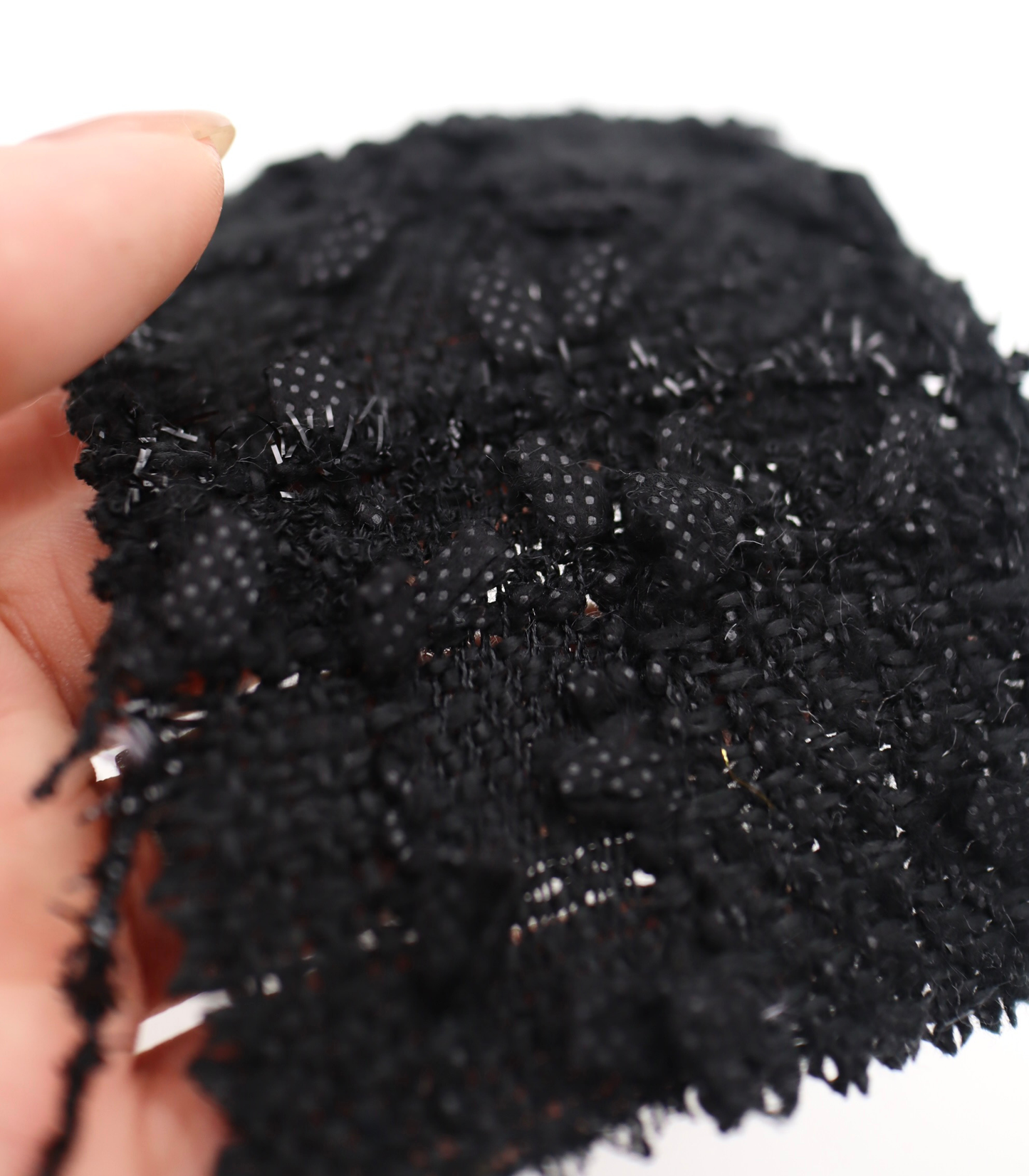 【25SS-342】リボンヤーンミックスツイード　/0.5ｙあたり=～1560円