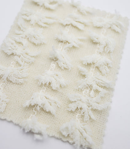 【25SS-303】フリンジストライプ天竺ニット　/0.5ｙあたり = ～1140円