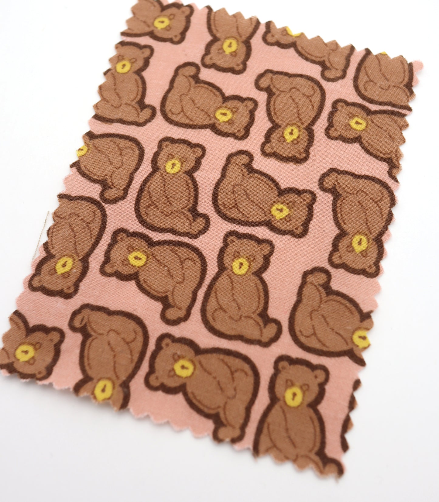 【25SS-228】ぎっしりお座りくまさんプリント綿ローン　/0.5ｙあたり = ～ 805円