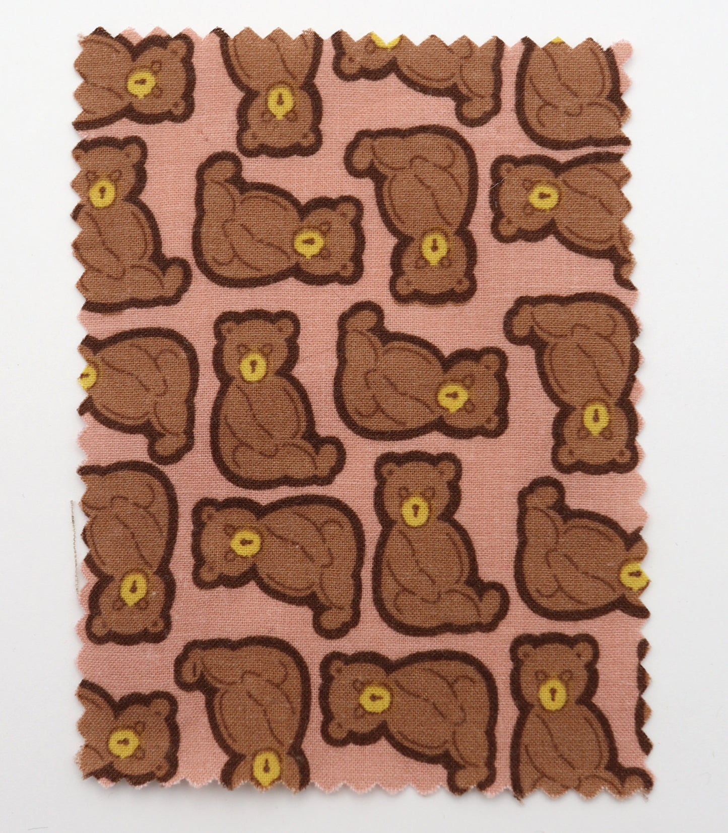 【25SS-228】ぎっしりお座りくまさんプリント綿ローン　/0.5ｙあたり = ～ 805円