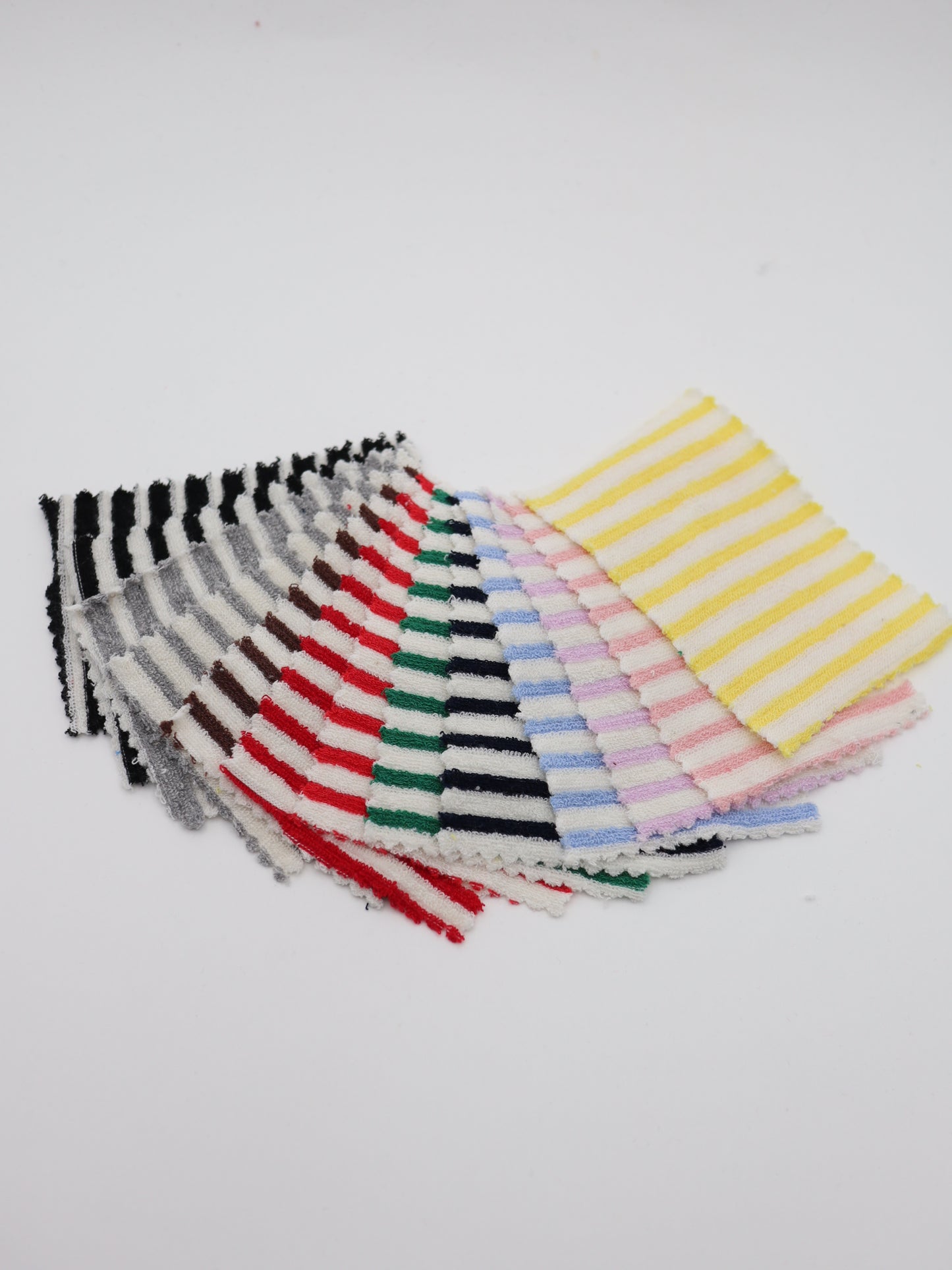 TCミニパイルボーダー生地　綿ポリタオル素材　犬服　　【26SS-030】