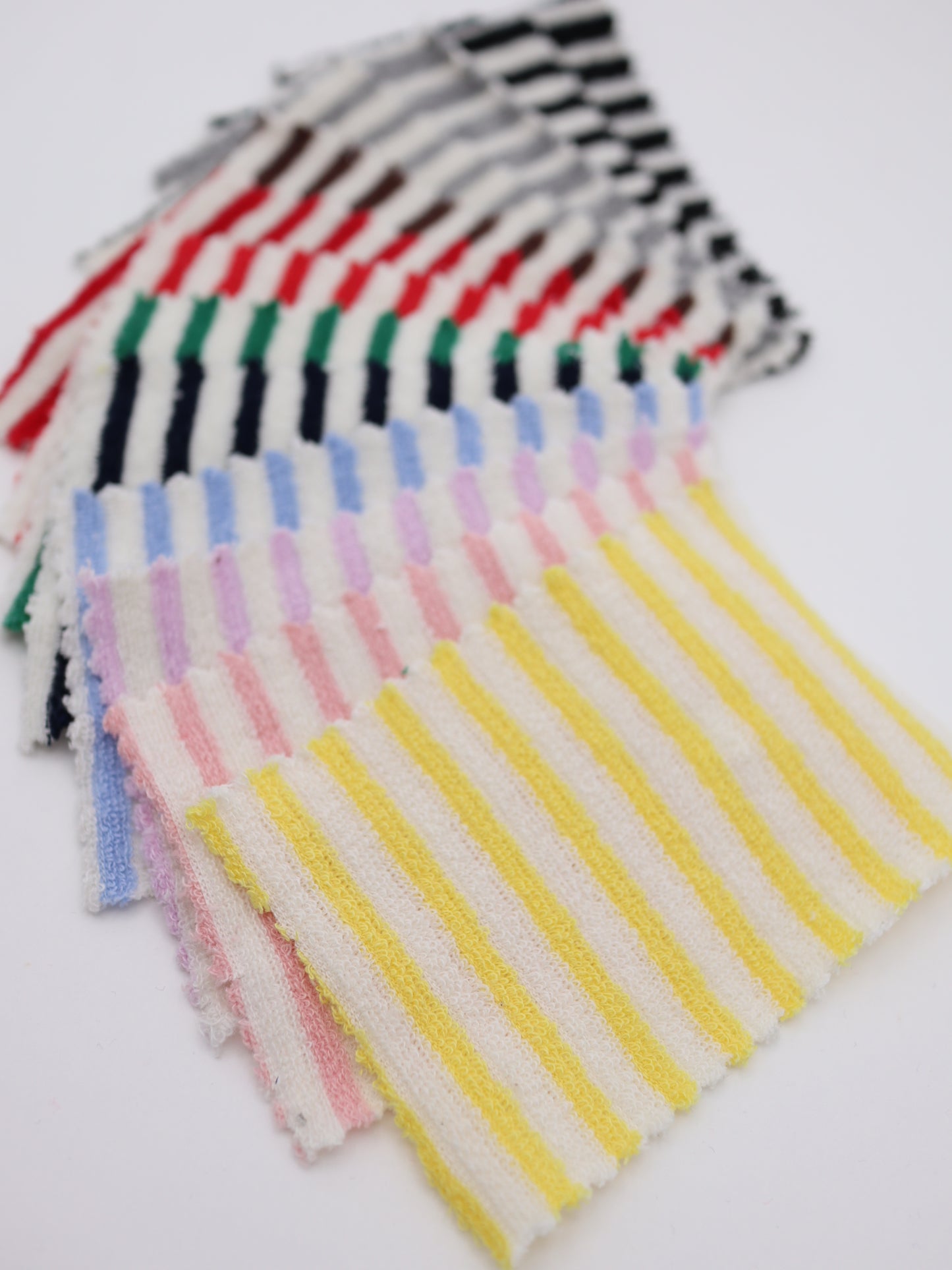 TCミニパイルボーダー生地　綿ポリタオル素材　犬服　　【26SS-030】