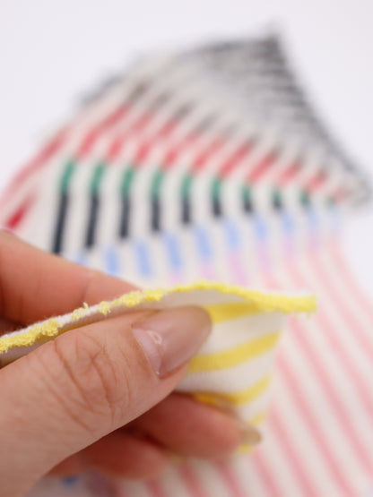 TCミニパイルボーダー生地　綿ポリタオル素材　犬服　　【26SS-030】