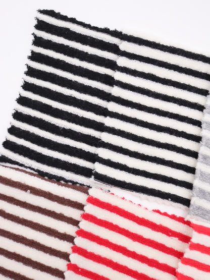 TCミニパイルボーダー生地　綿ポリタオル素材　犬服　　【26SS-030】