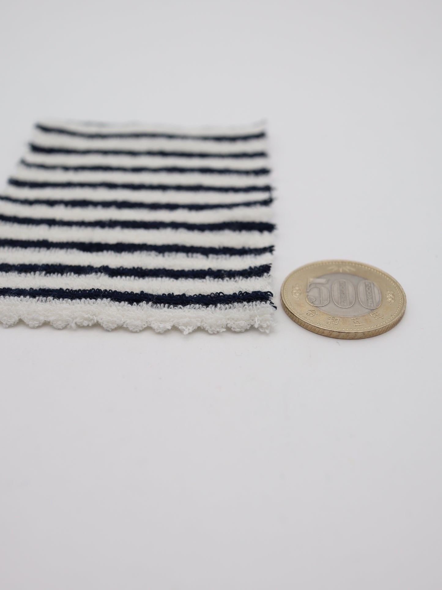 TCミニパイルボーダー生地　綿ポリタオル素材　犬服　　【26SS-030】