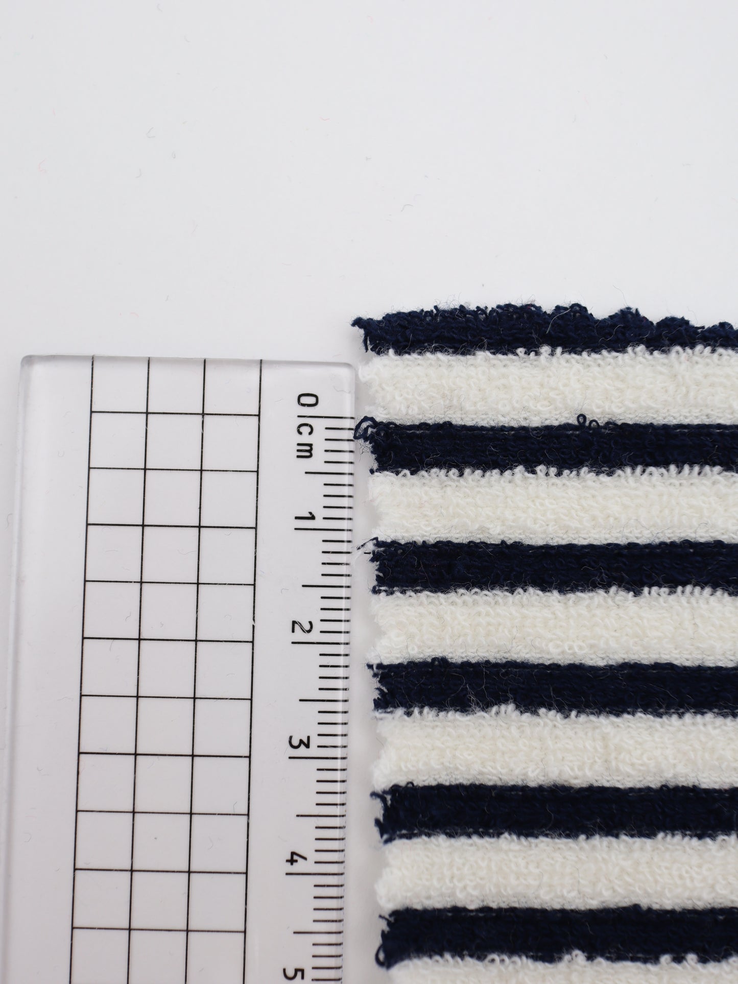 TCミニパイルボーダー生地　綿ポリタオル素材　犬服　　【26SS-030】