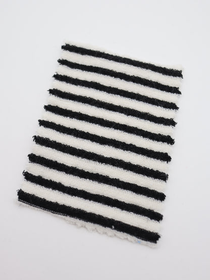 TCミニパイルボーダー生地　綿ポリタオル素材　犬服　　【26SS-030】