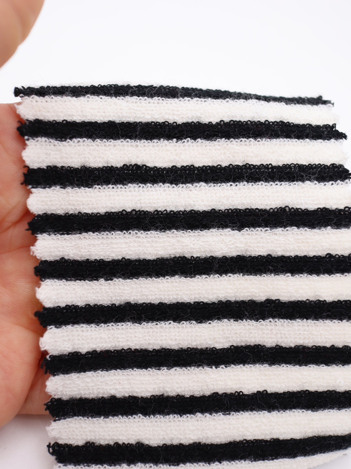 TCミニパイルボーダー生地　綿ポリタオル素材　犬服　　【26SS-030】