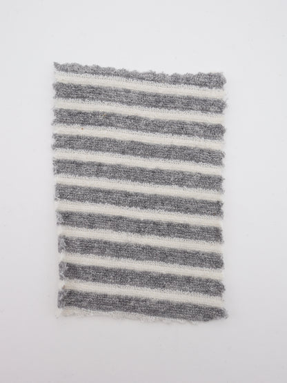 TCミニパイルボーダー生地　綿ポリタオル素材　犬服　　【26SS-030】